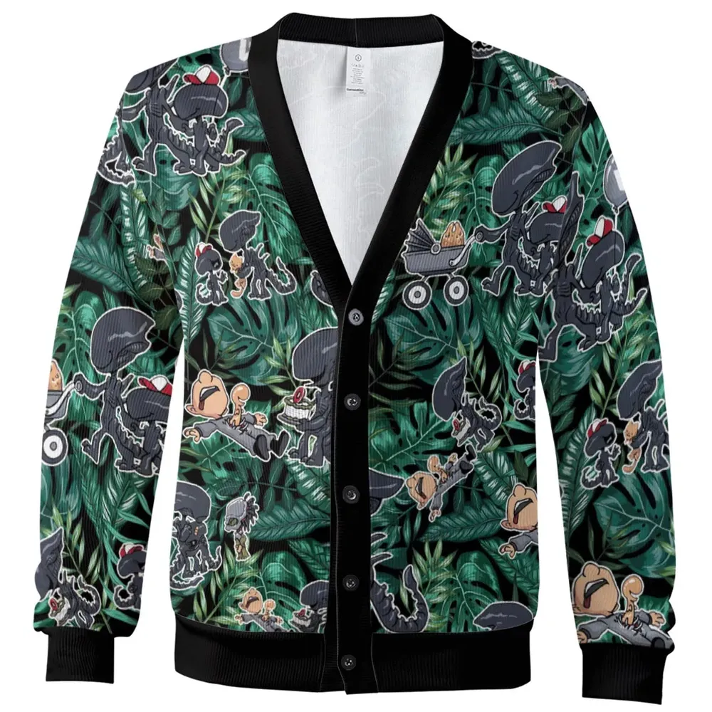 Xenomorph Family Cardigan - 2