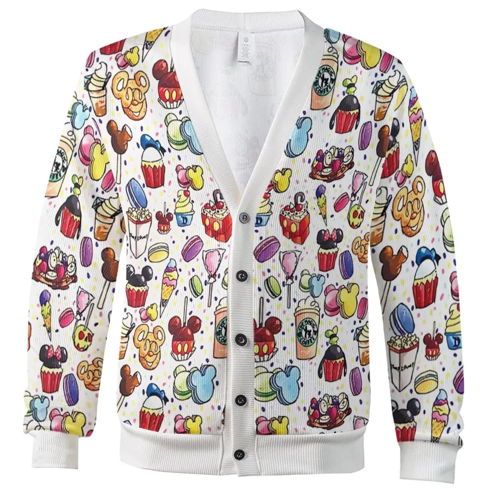 Mouse Snacks Vacation Cardigan - 2