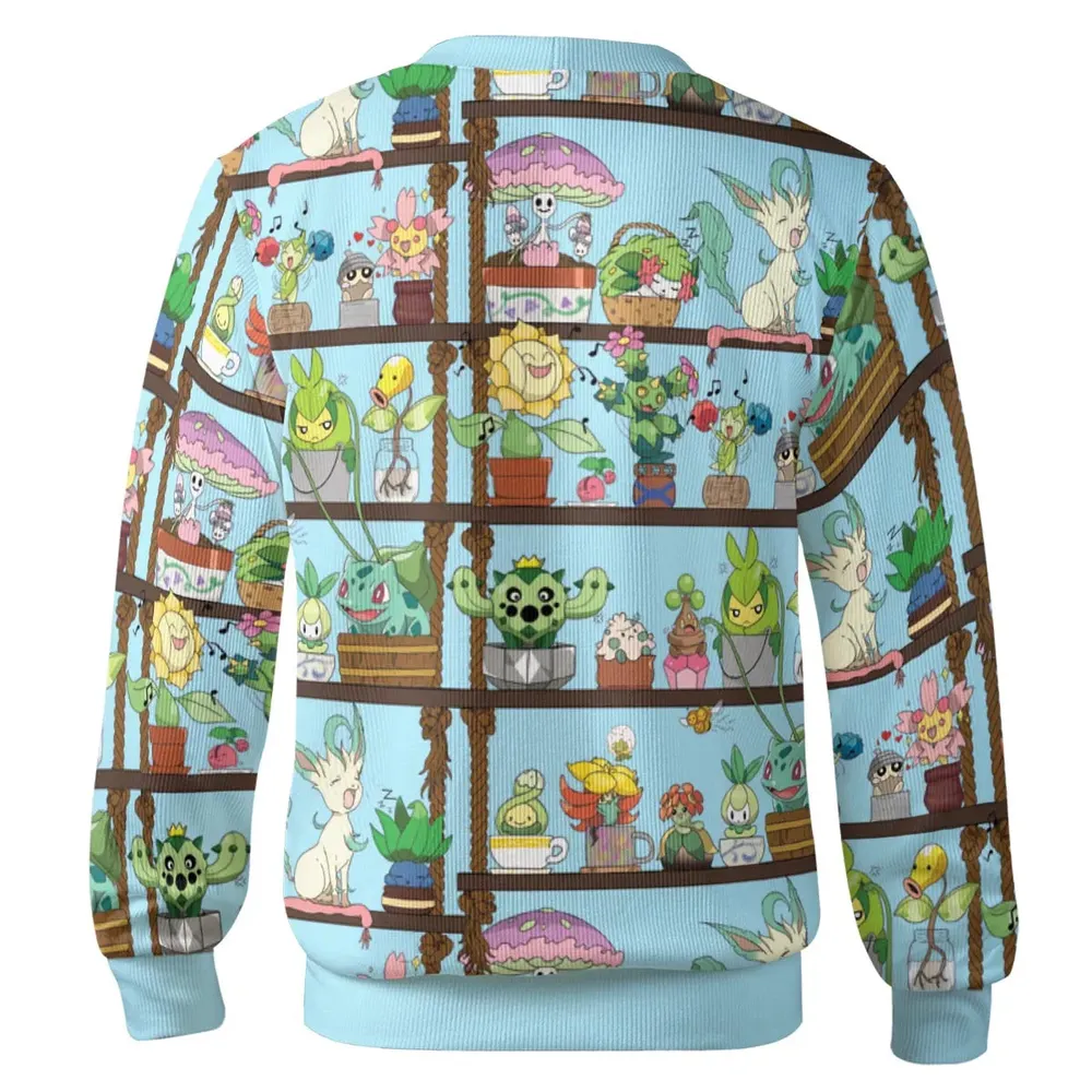 Grass Type Pokemon Cardigan - 3
