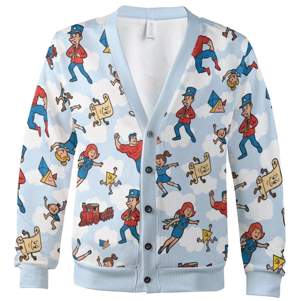 Nostalgic Style Schoolhouse Rock Cardigan - 2