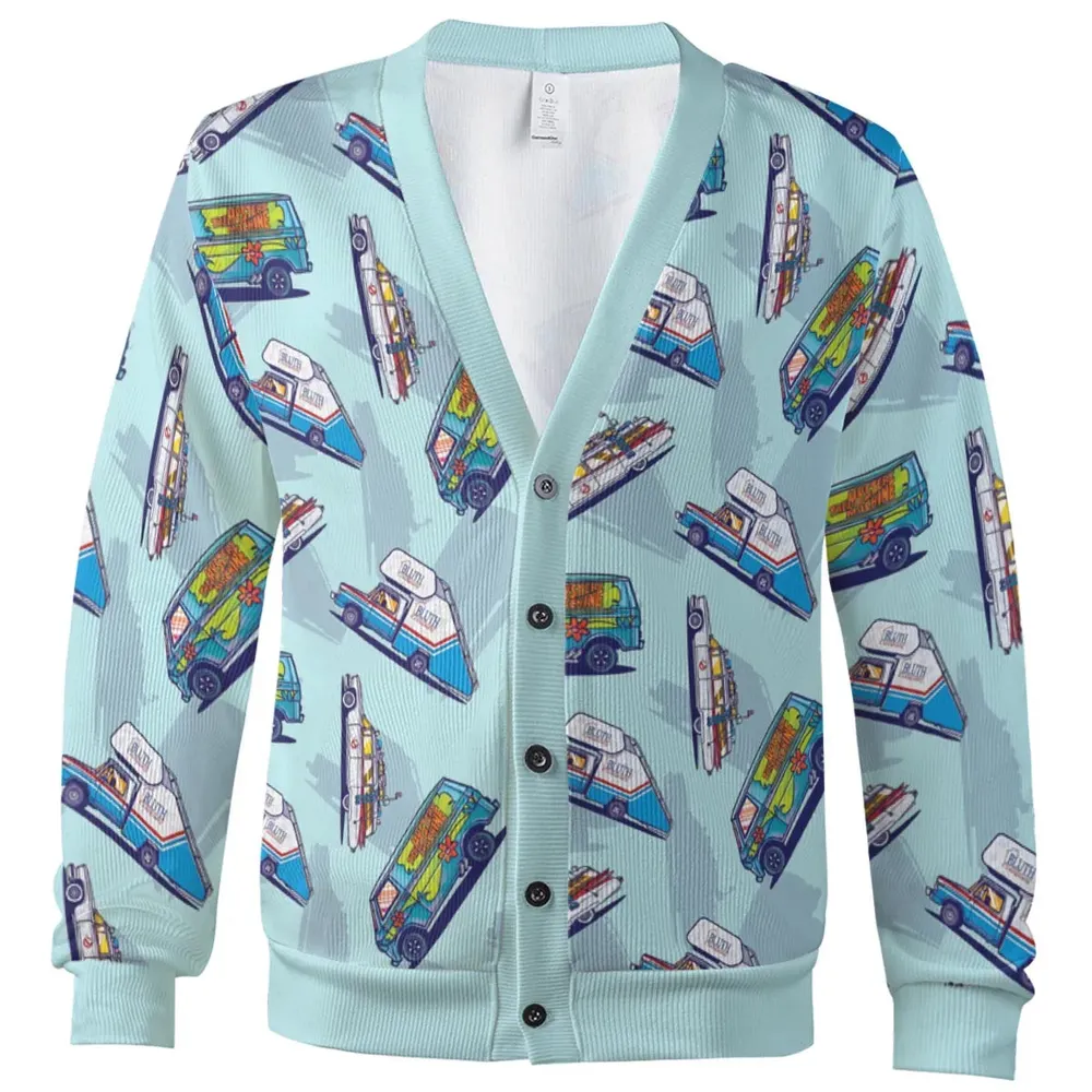 Iconic Pop Culture Vehicles Cardigan - 2
