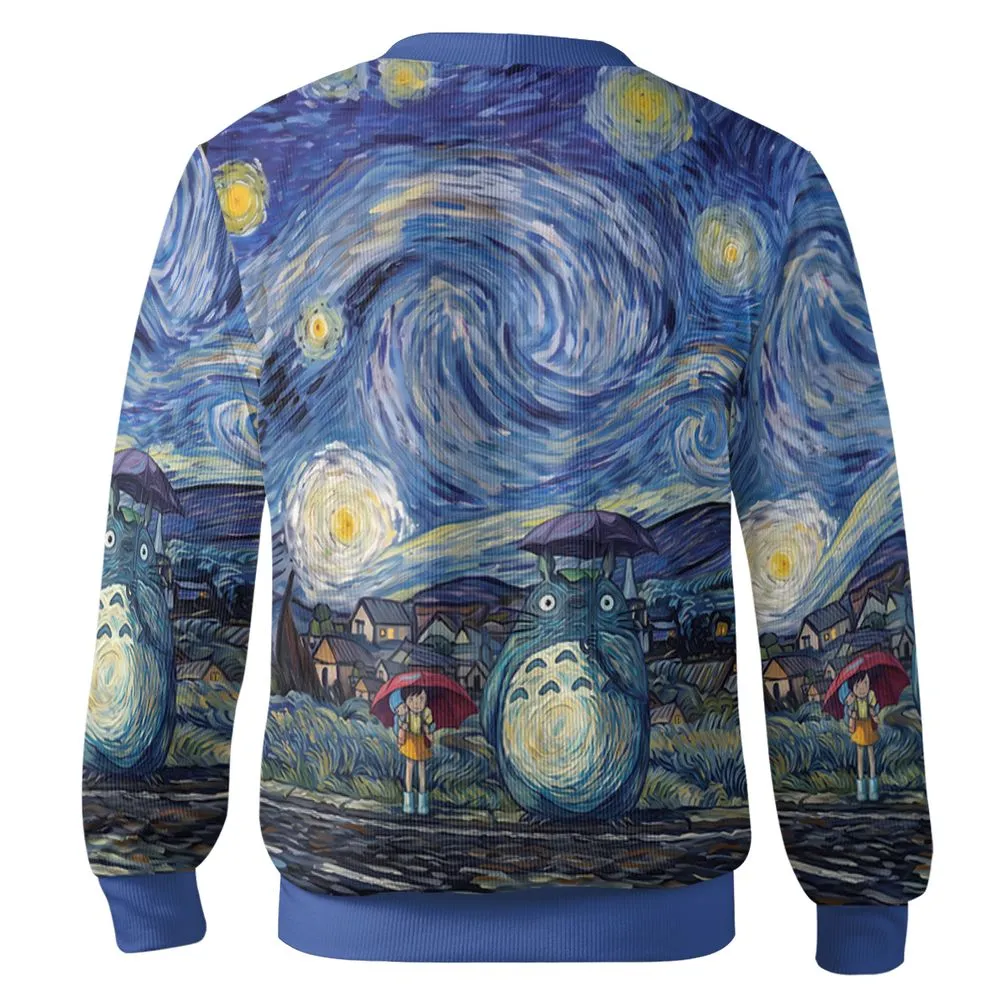 Starry Night with Totoro -  - 3