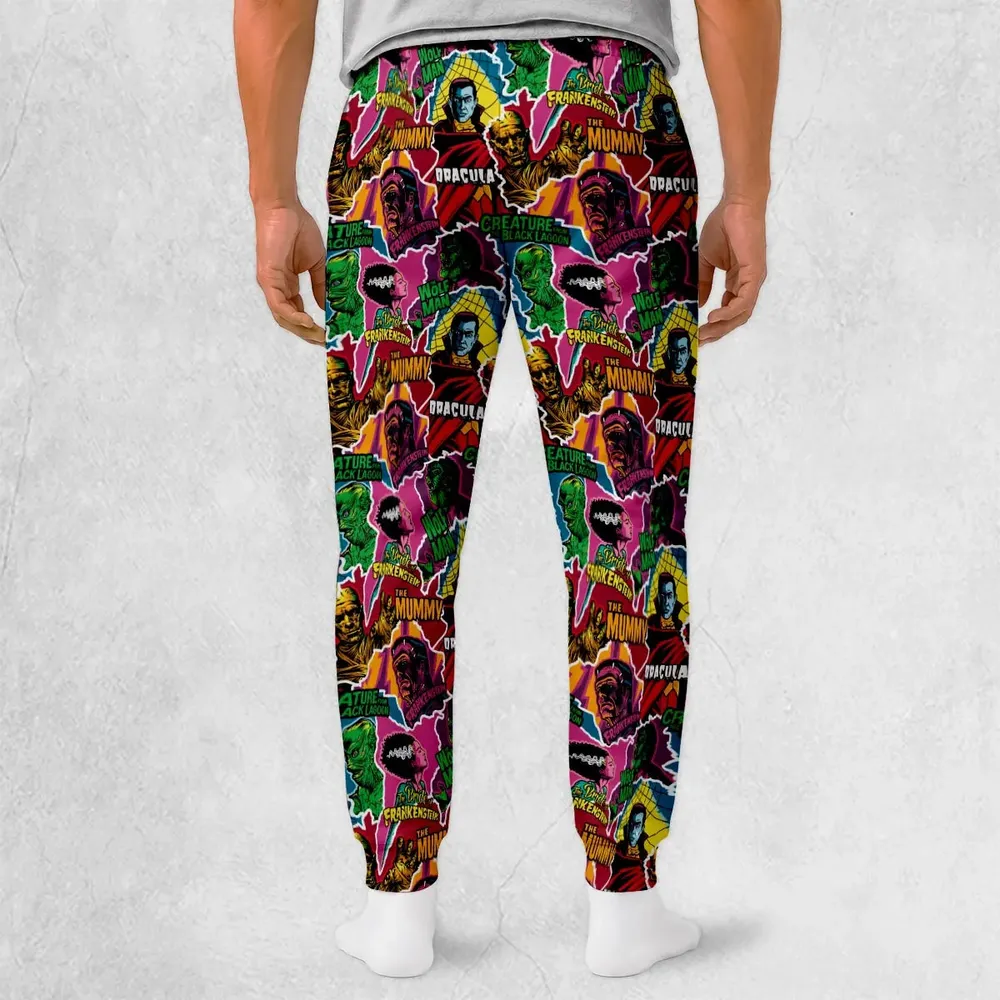 Monsters Pop Collage Universal Monsters Sweatpants - 2