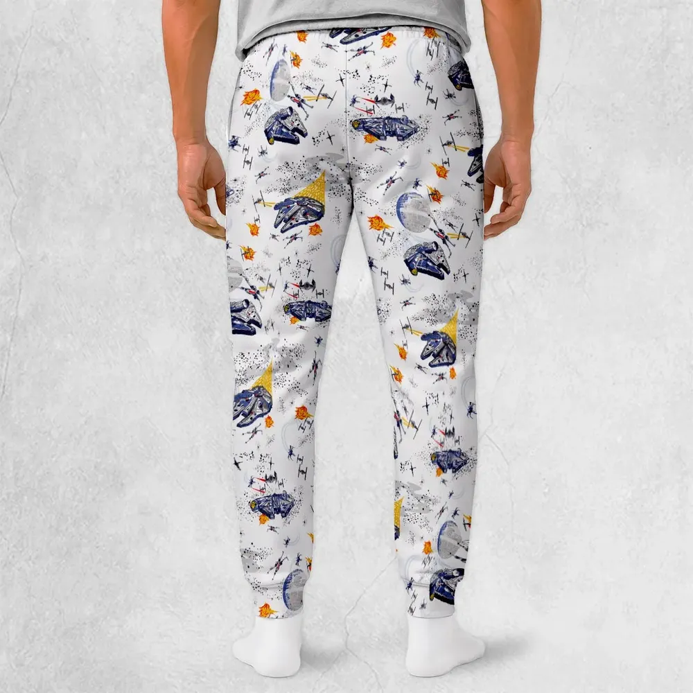 Millennium Falcon Patterns Star Wars Sweatpants - 2