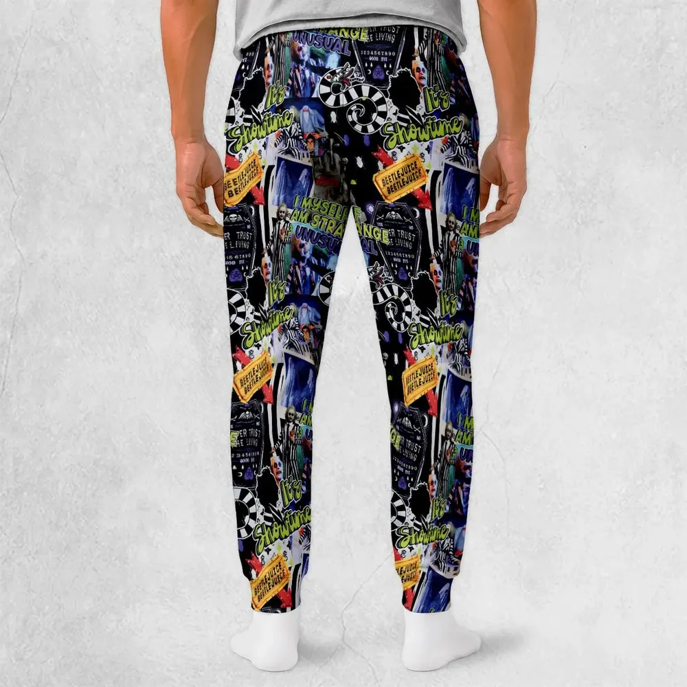 I Myself Am Strange Unusual Beetlejuice Sweatpants - 2