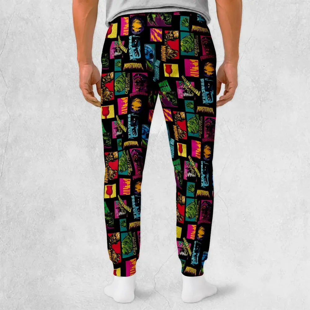 Monster Pop Movies Halloween Sweatpants - 2