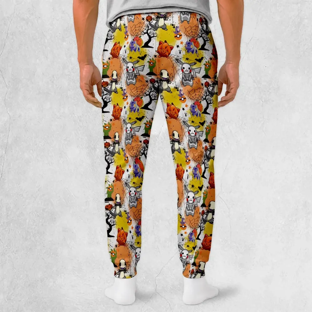 Spooky Costume Pikachu Charmander Jigglypuff Bulbasaur Pokemon Sweatpants - 2