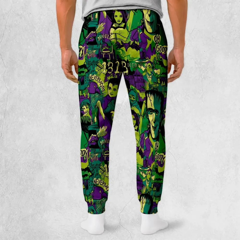Oh Groovy Frankenstein Universal Horror Sweatpants - 2