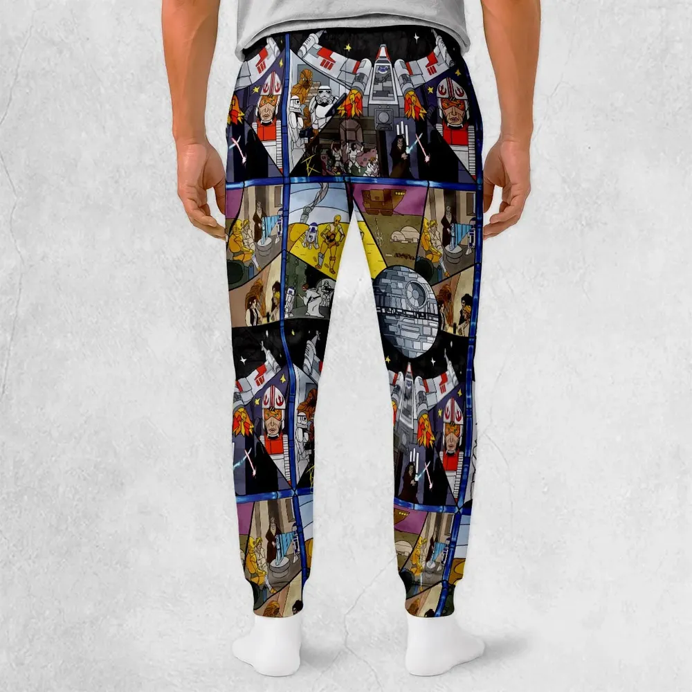 Stained Glass Star Wars Sweatpants - 2