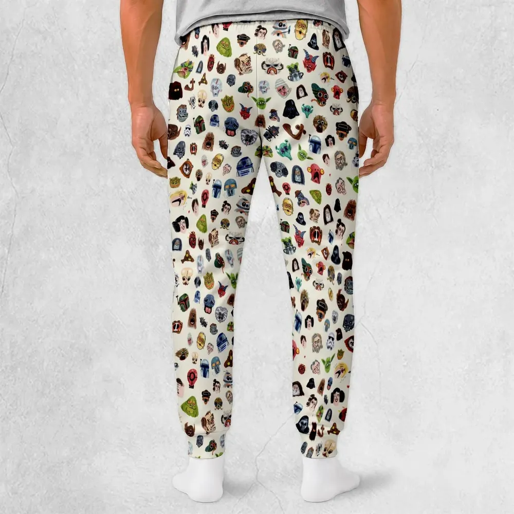 Star Wars Collage Pattern Sweatpants - 2