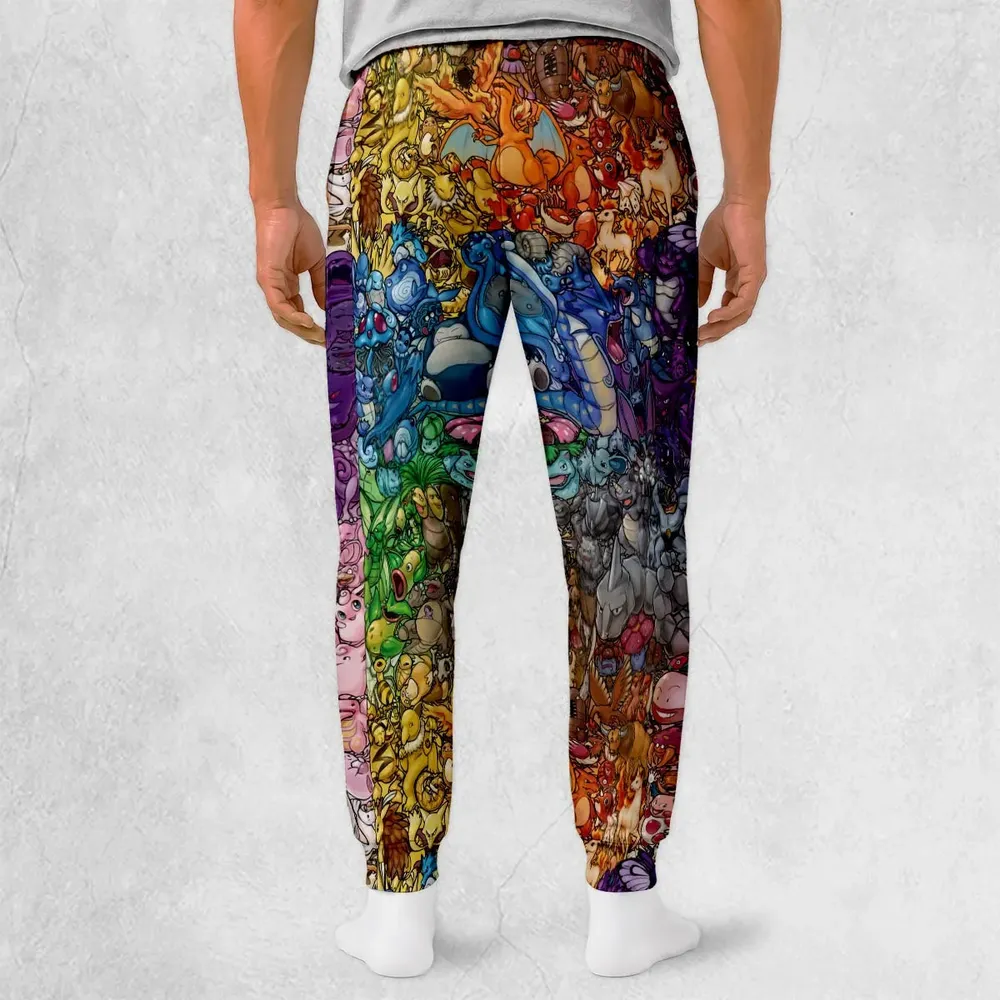 Rainbow Epic Pokemon Sweatpants - 2