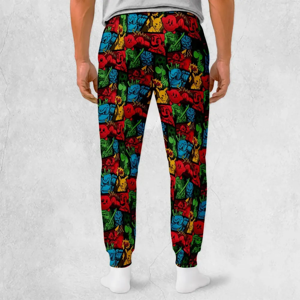 Super Smash Bros Pattern Sweatpants - 2