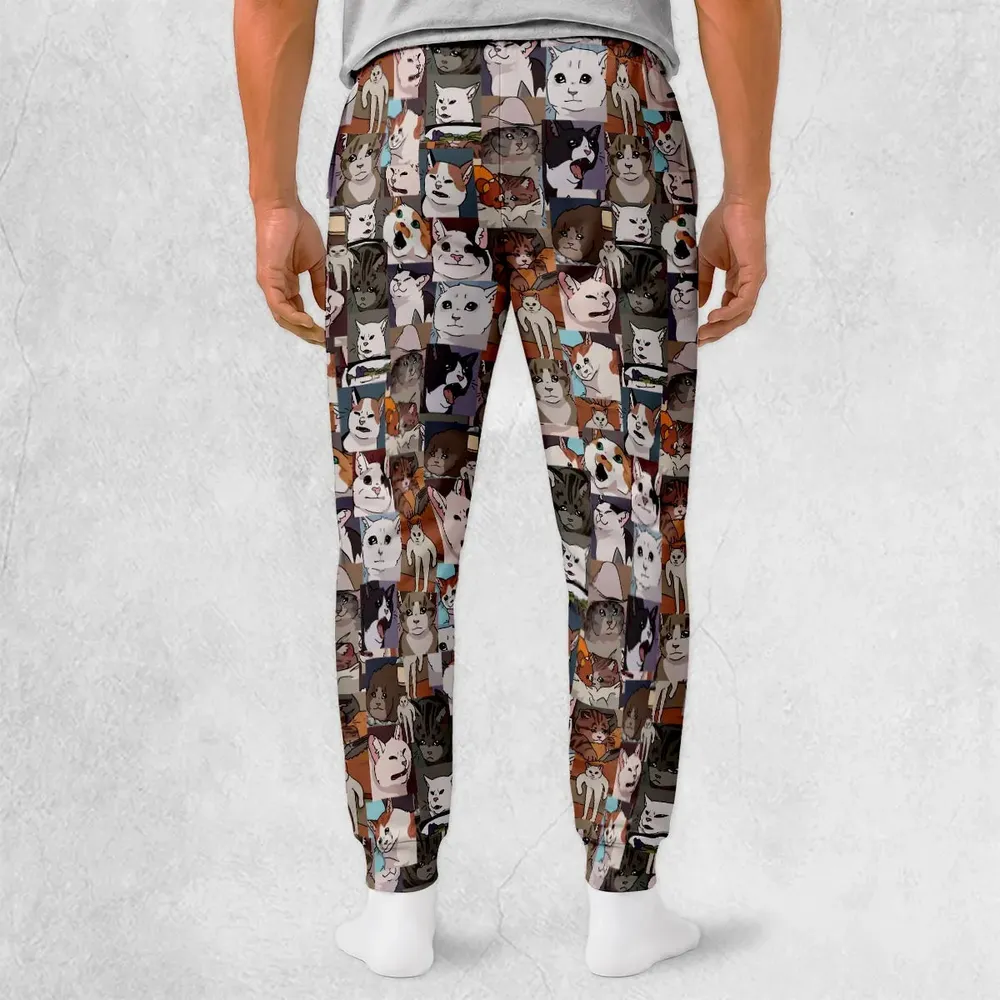 Funny Cat Internet Meme Sweatpants - 2