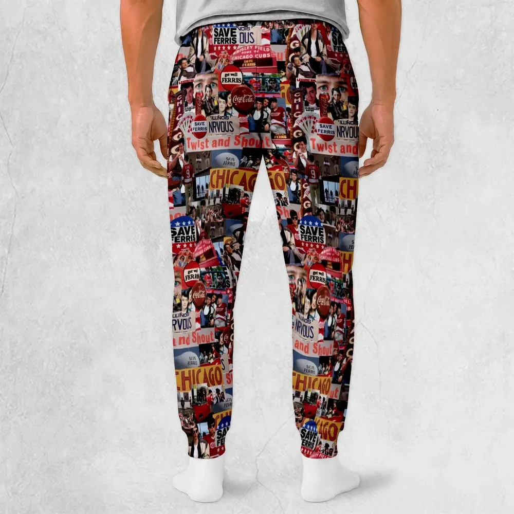 Vintage Aesthetic Ferris Bueller's Day Off Sweatpants - 2