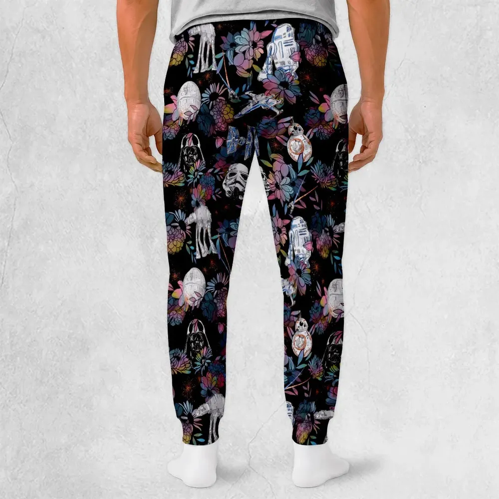 Floral Wars Dark Side Star Wars Pattern Sweatpants - 2