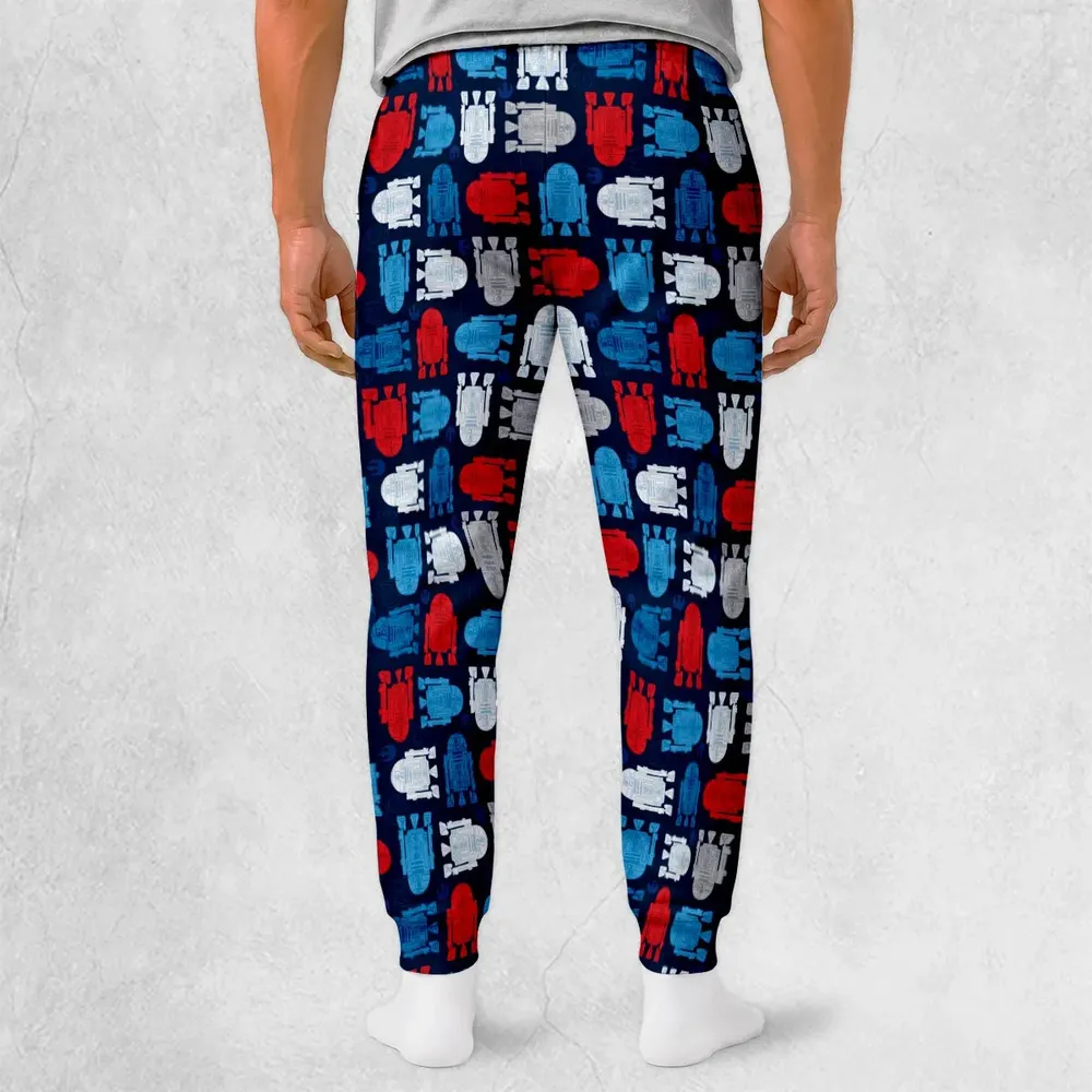 R2-D2 Star Wars 4th of July Pattern Sweatpants - 2