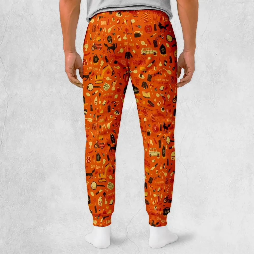 Fantastic Mr. Fox Pattern Sweatpants - 2