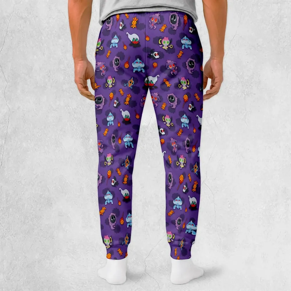 Team Purple Pokemon Pattern Sweatpants - 2