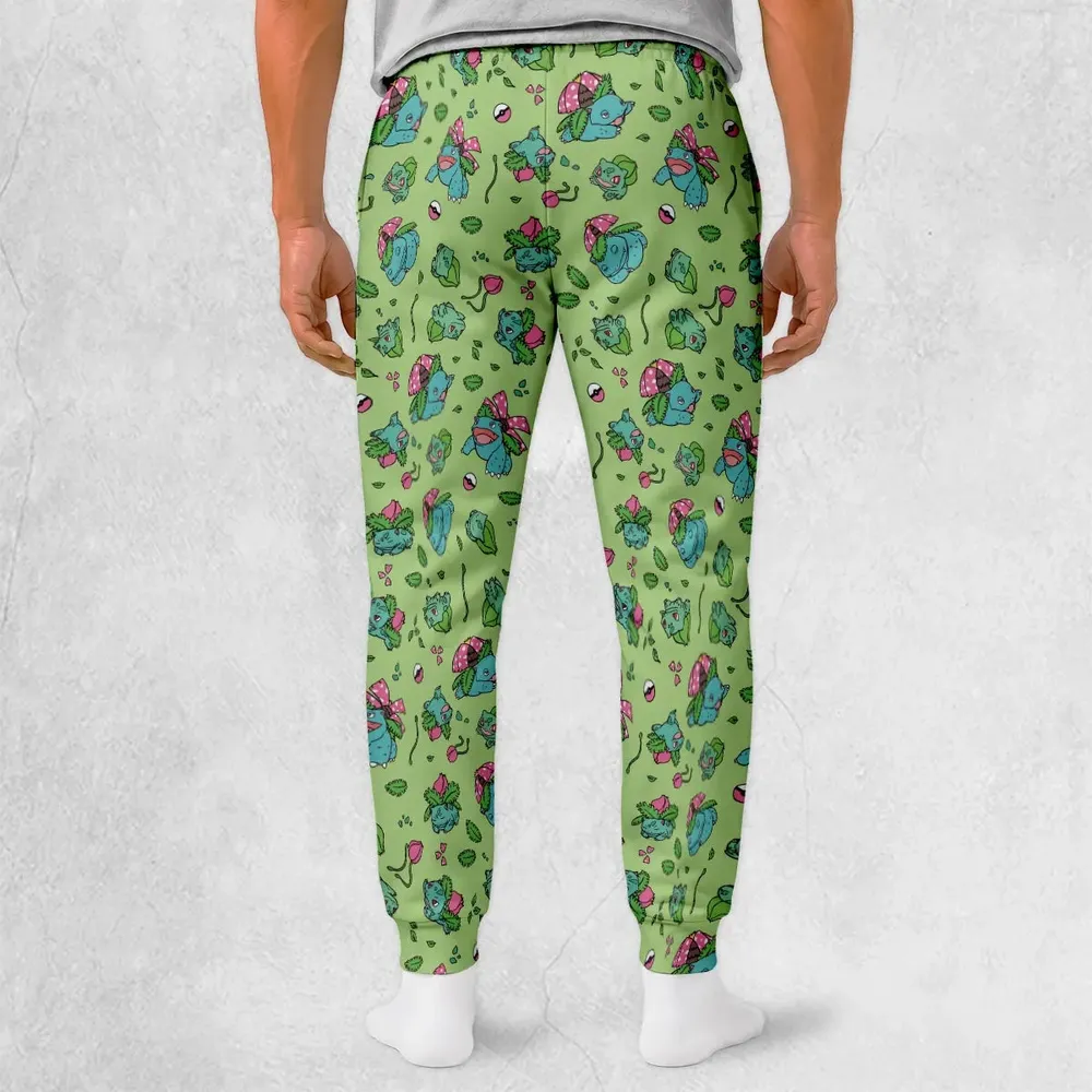 Venusaur Ivysaur and Bulbasaur Pokemon Sweatpants - 2