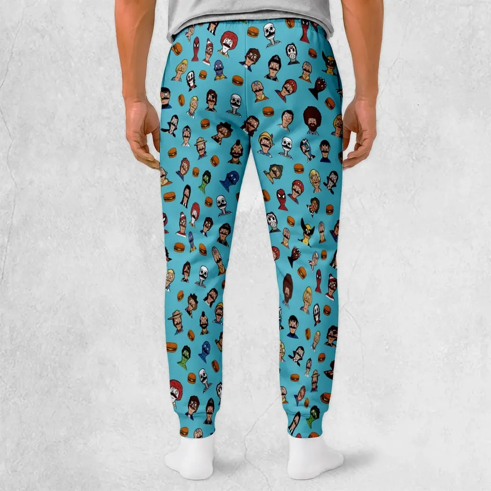 Many Faces of Bob's Burger Sweatpants - 2