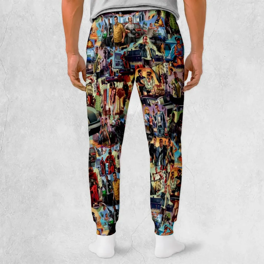 GTA Grand Theft Auto Scenes Sweatpants - 2