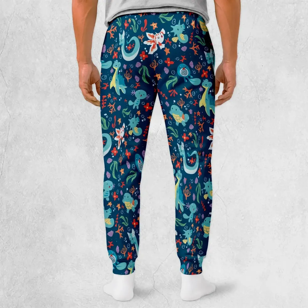 Water Pokemon Pattern Sweatpants - 2