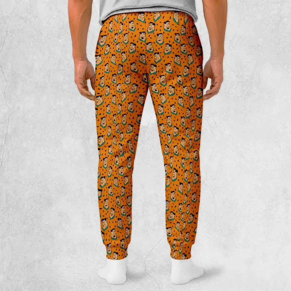 Fred Flintstone Expressions Pattern Sweatpants - 2