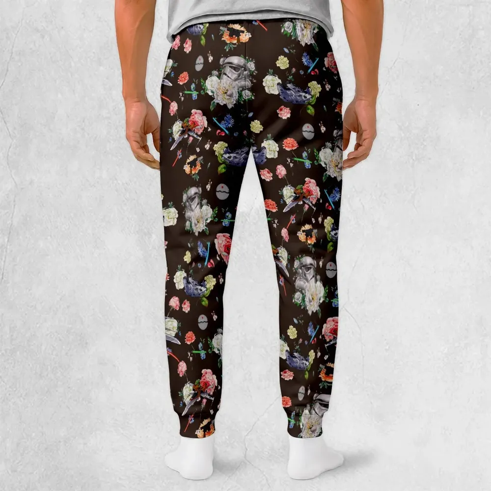 Stormtrooper Flower Vintage Pattern Sweatpants - 2