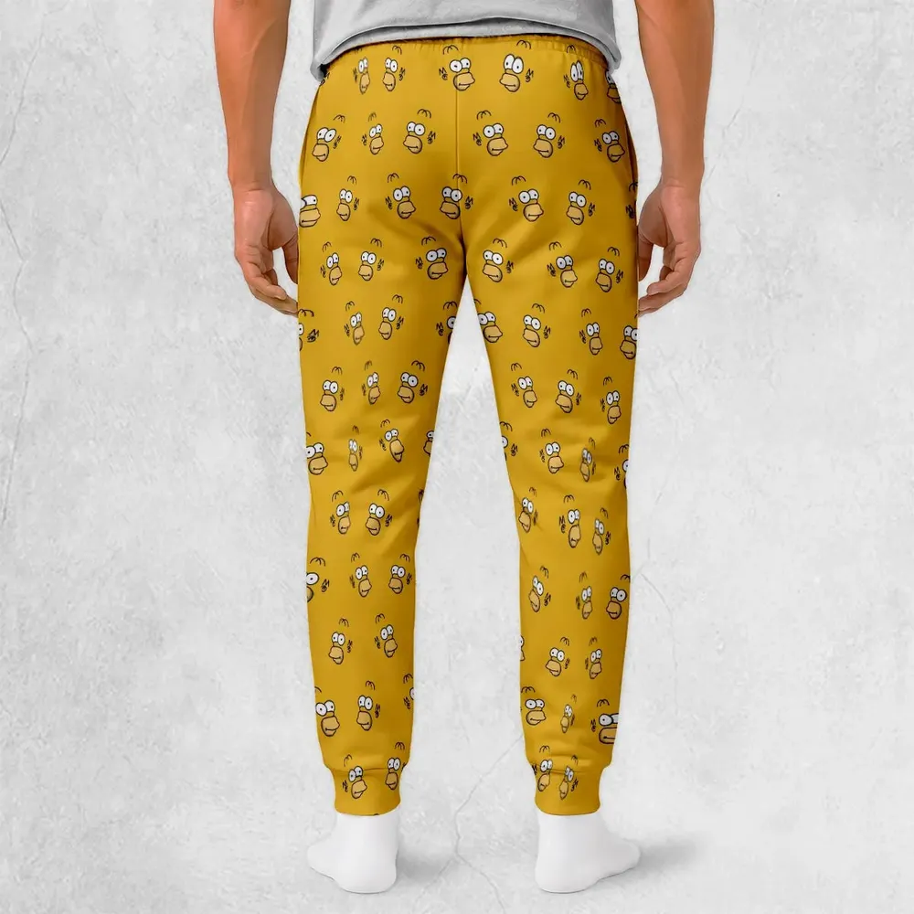 Homer Simpson Pattern Sweatpants - 2