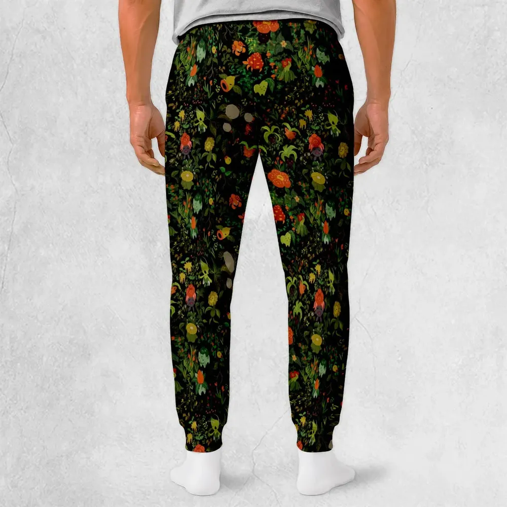 Grass Pokemon Patterns Sweatpants - 2
