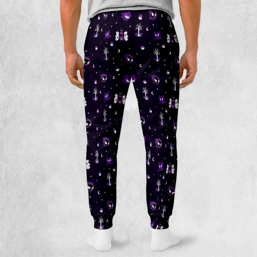 Gengar Pokemon Pattern Sweatpants - 2