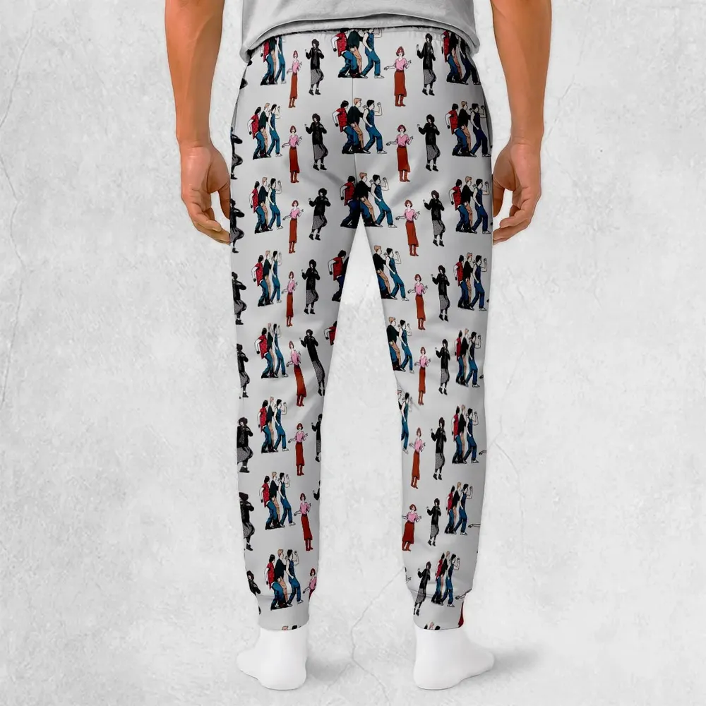 The Breakfast Club Characters Pattern Sweatpants - 2