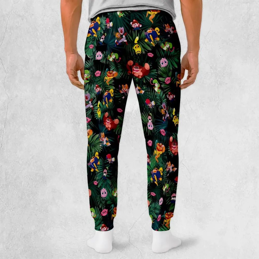 Video Game Characters Pattern Sweatpants - 2