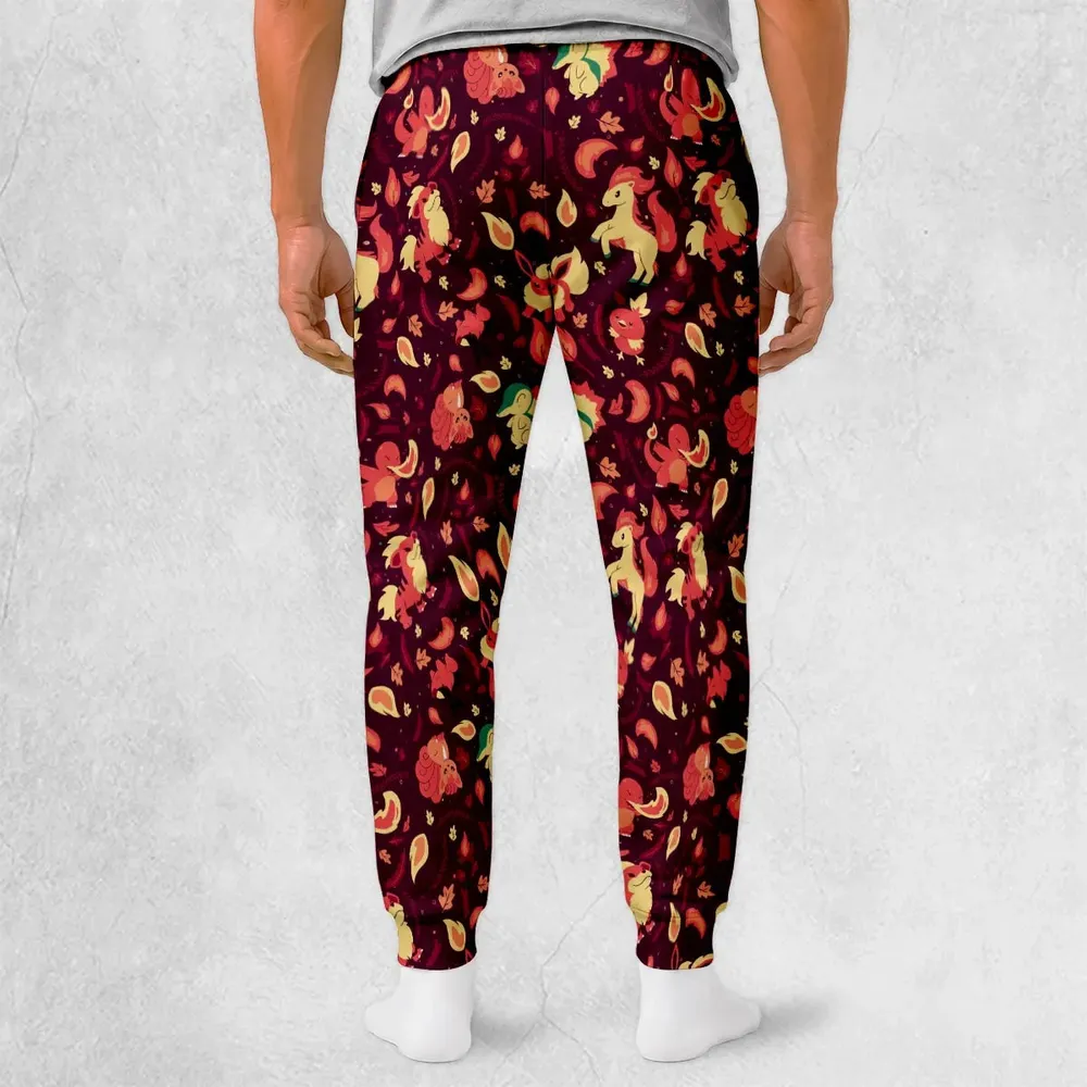 Fire Pokemon Pattern Sweatpants - 2
