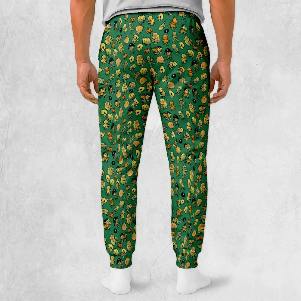 Terror Attack Cute Horror Characters Halloween Sweatpants - 2
