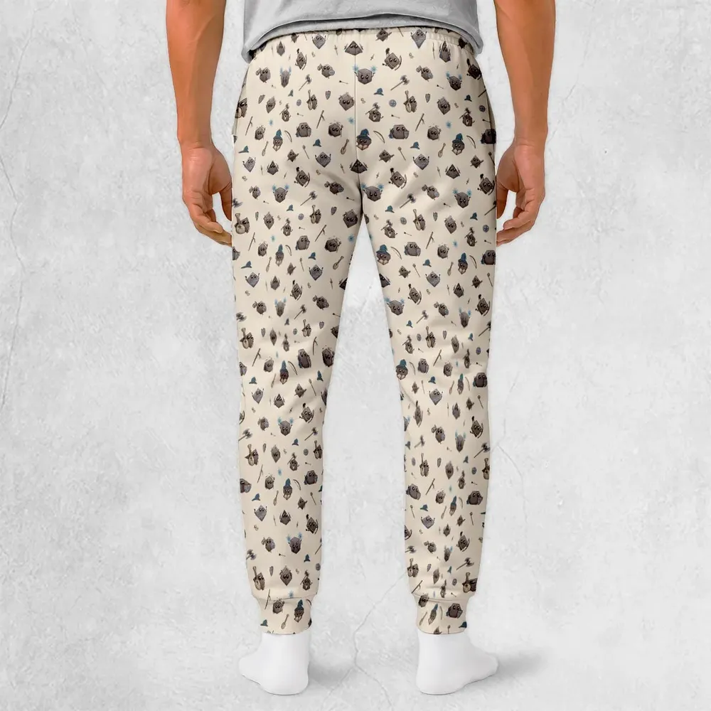 Kawaii Dices DnD Pattern Sweatpants - 2