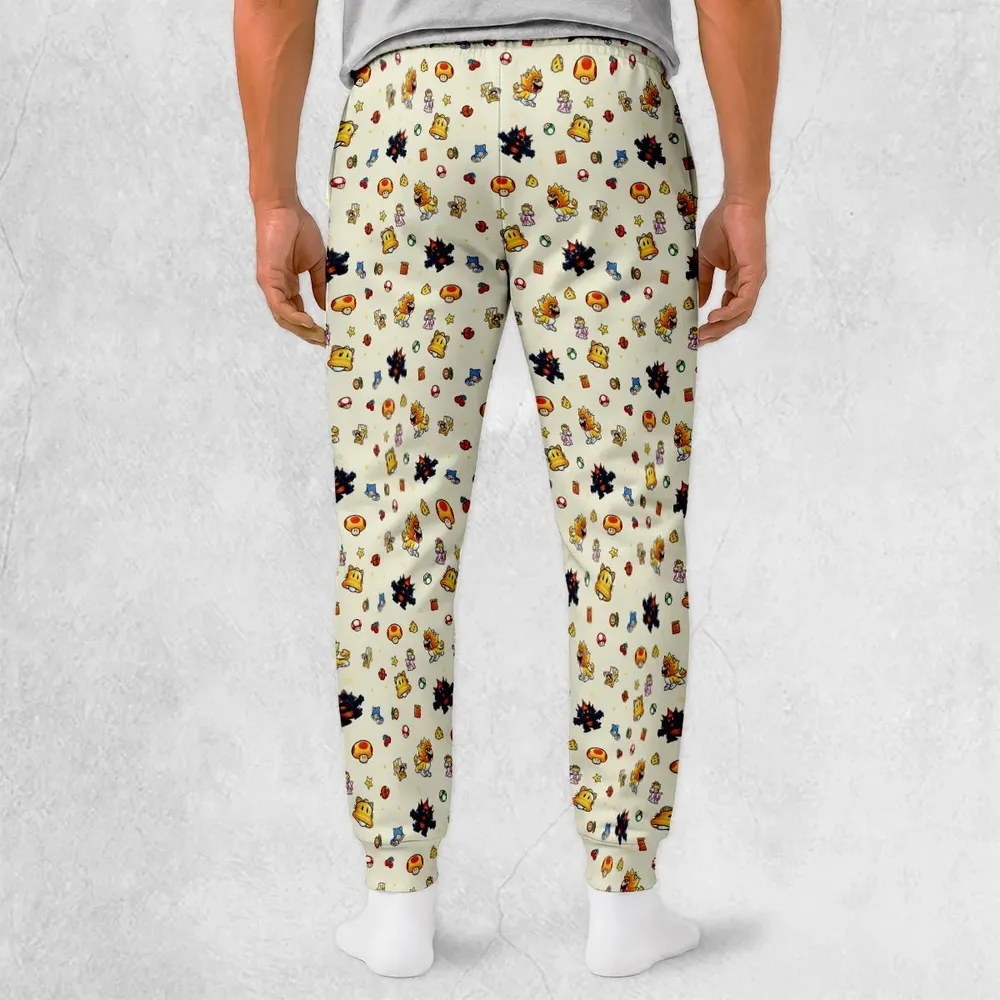 Super Mario Characters Pattern Sweatpants - 2