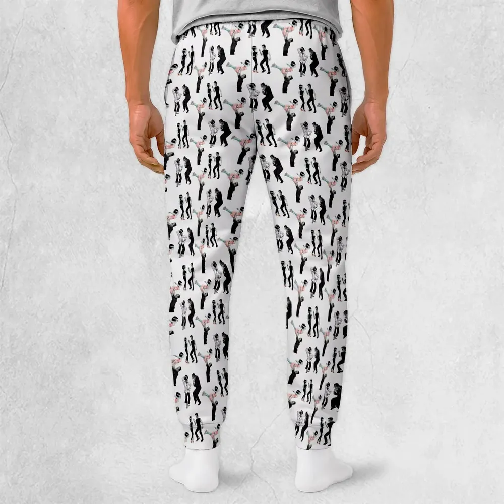 Frankenstein And Bride Dance Movies Dance Scene Mashup Sweatpants - 2