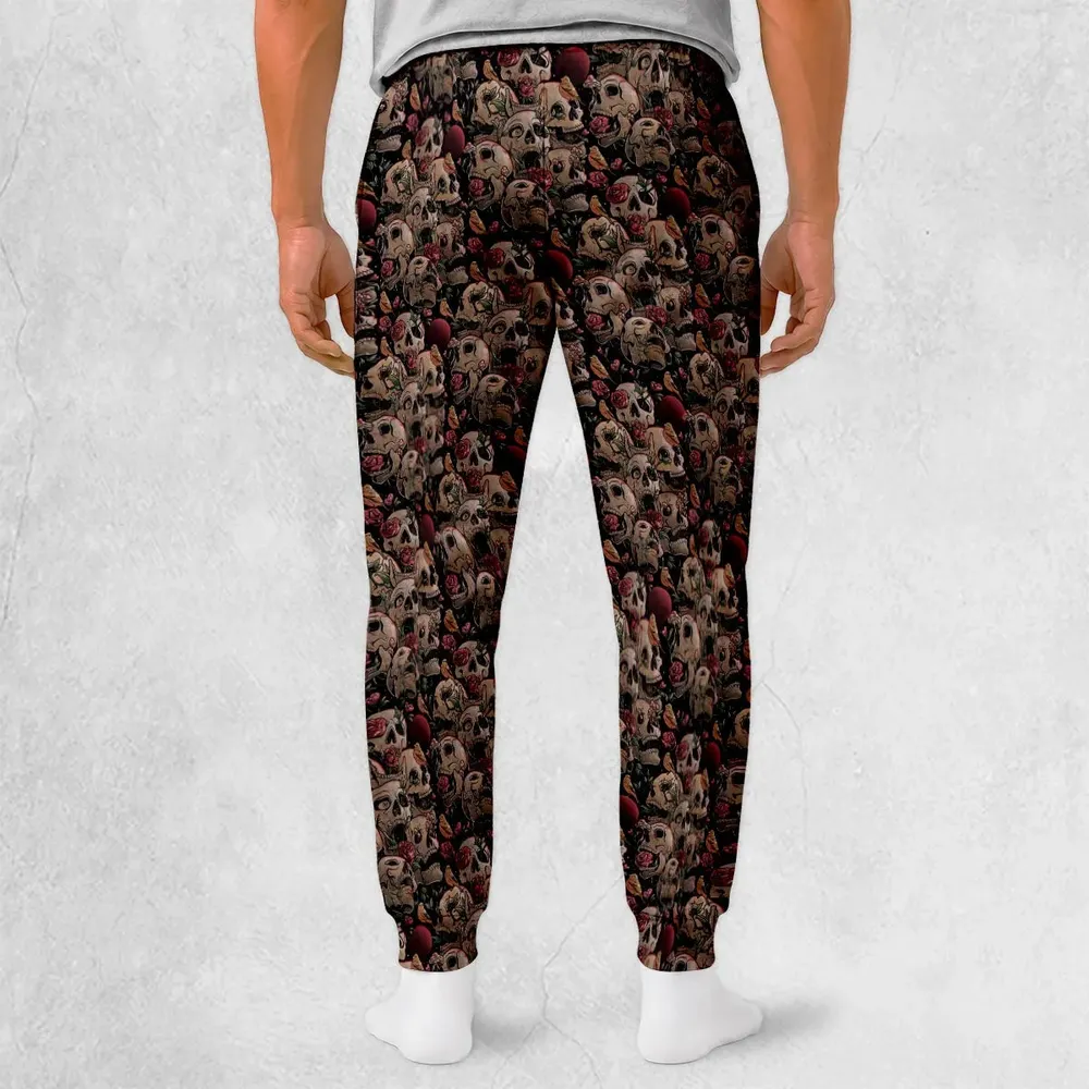 Life Grows Through Death Skull Sweatpants - 2