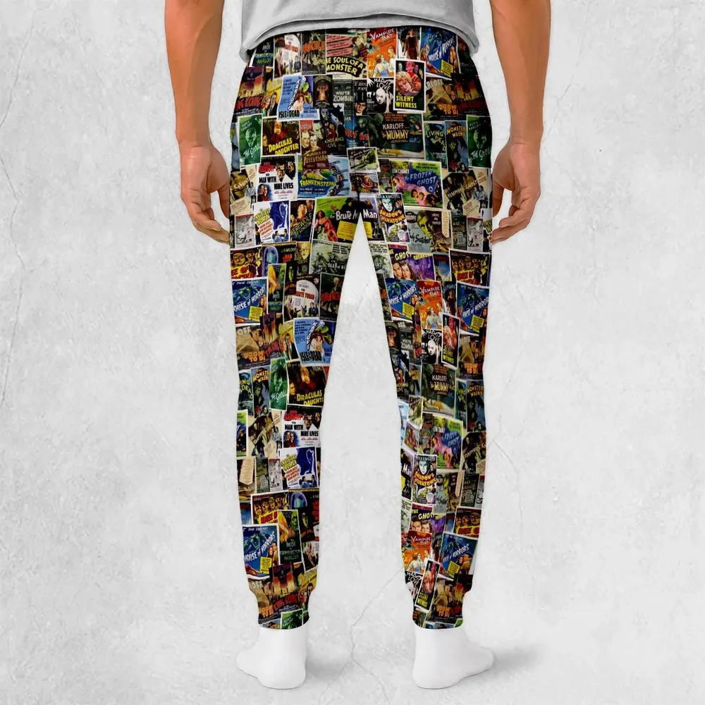 Vintage Horror Movies Sweatpants - 2
