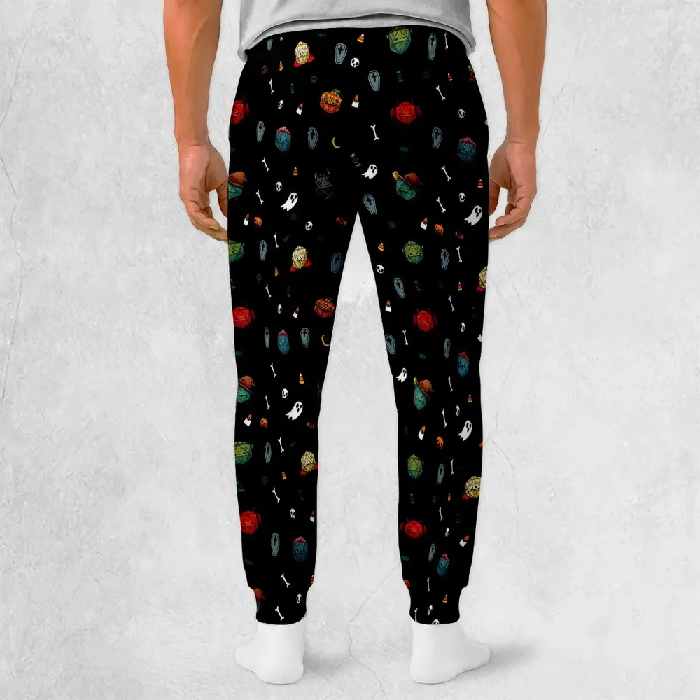 Halloween DND Dices Pattern Sweatpants - 2