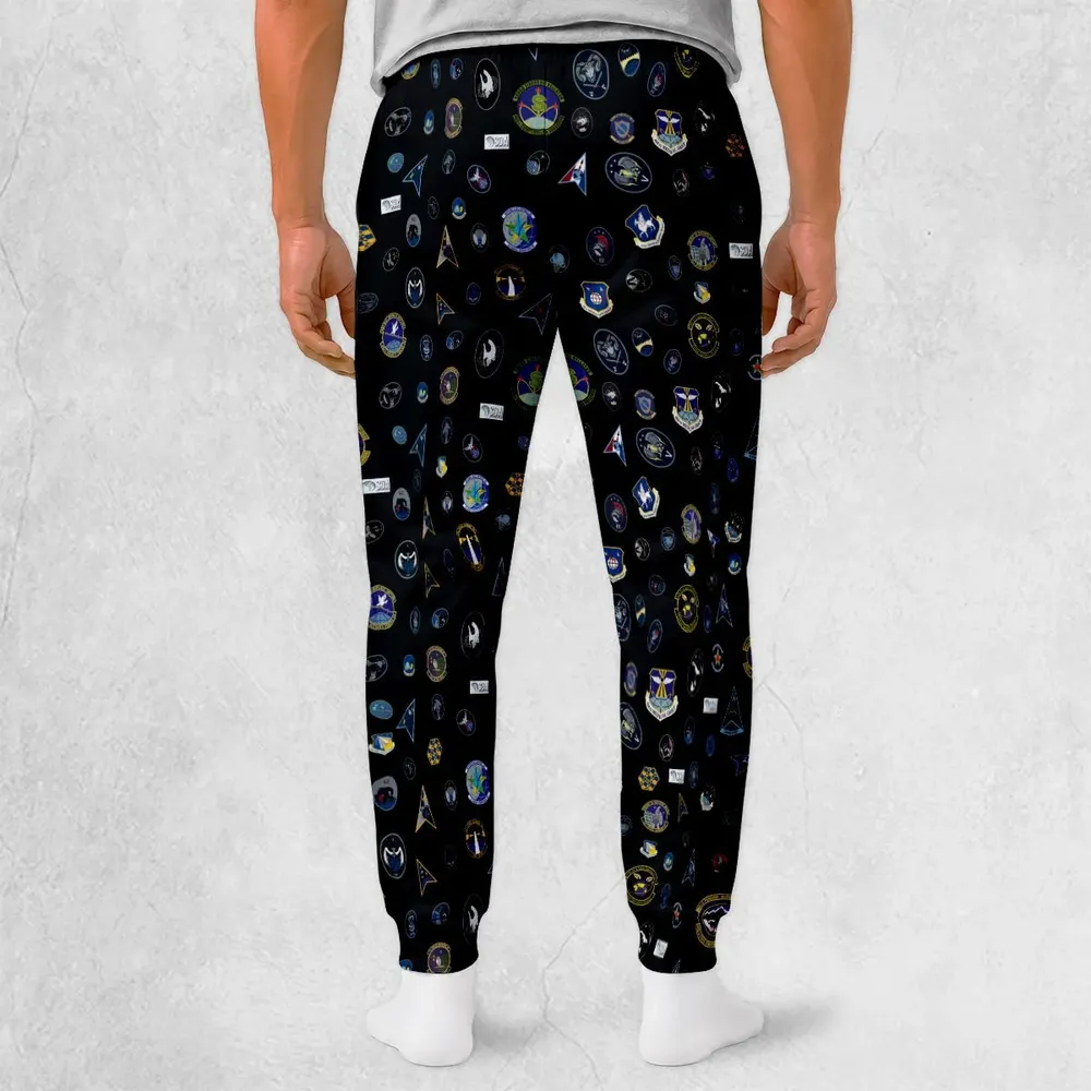 Space Force Squadron Pattern Sweatpants - 2
