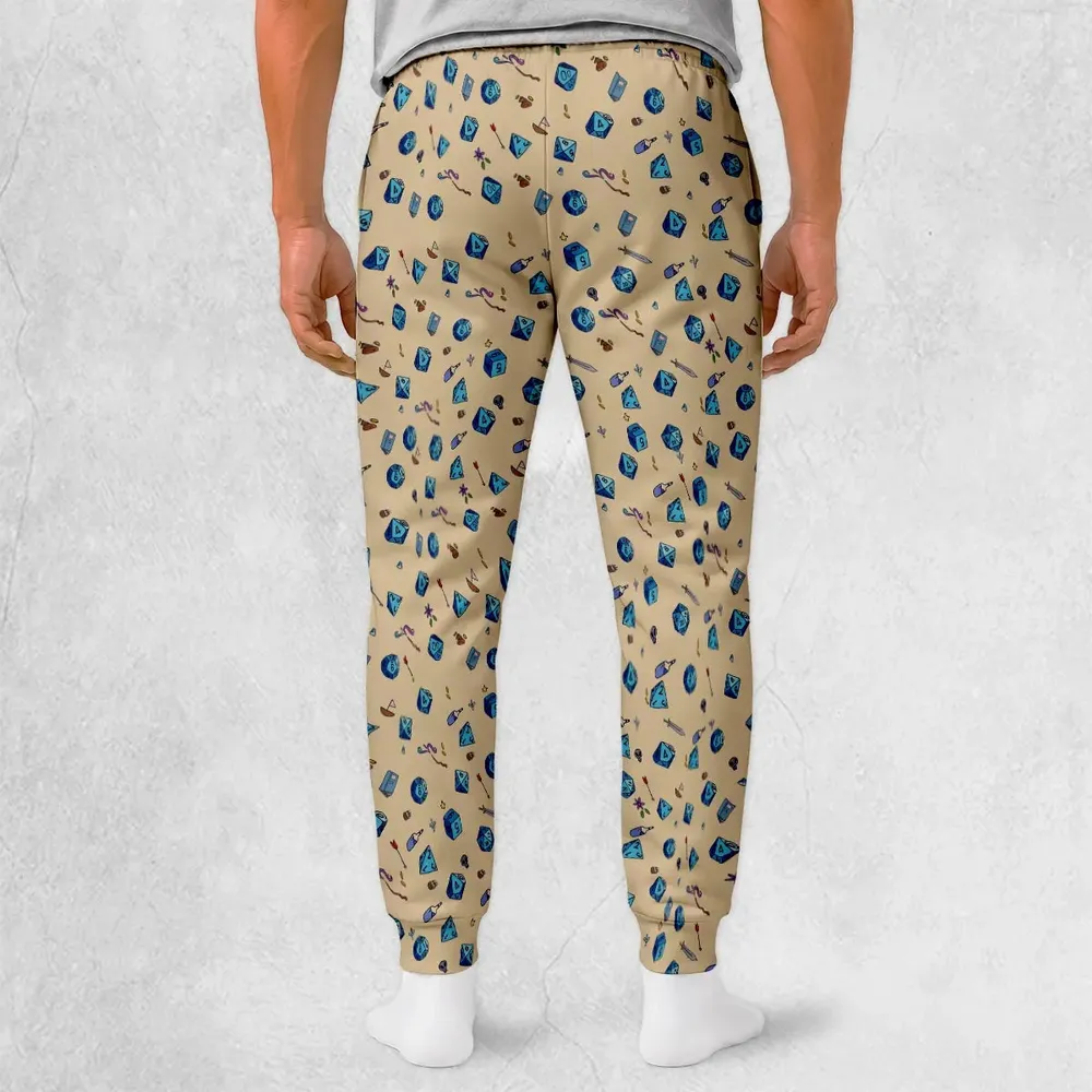 RPG DND Dices Pattern Sweatpants - 2