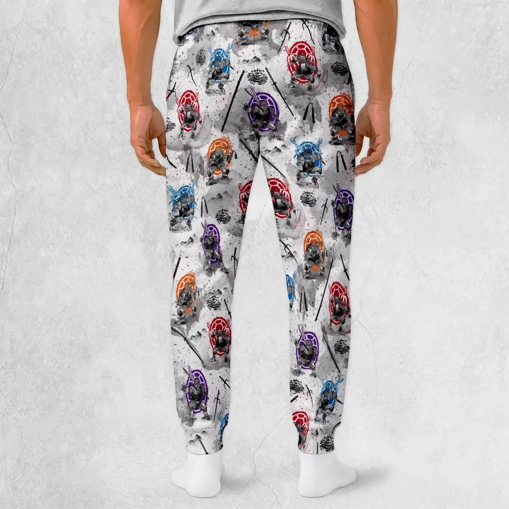 TMNT Characters Sumi-E Pattern Sweatpants - 2
