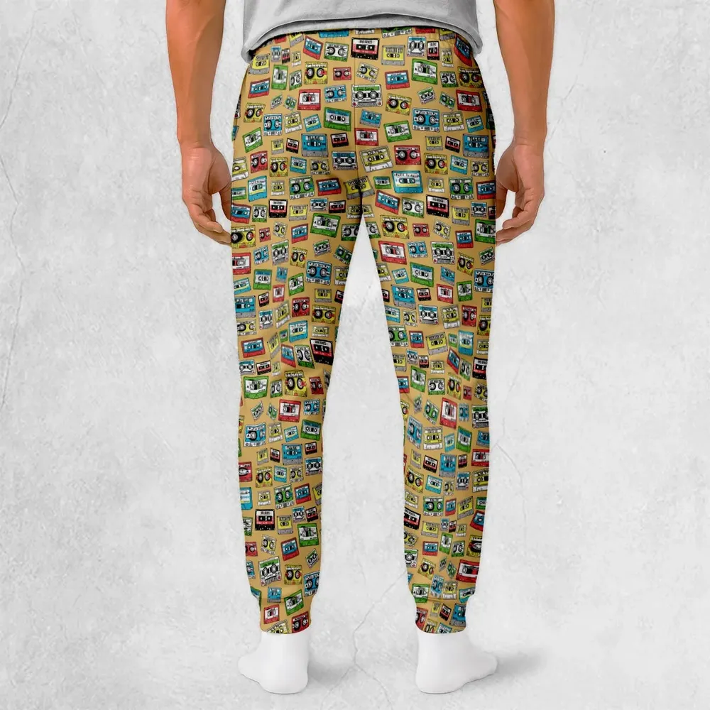80s Playlist Pattern Sweatpants - 2