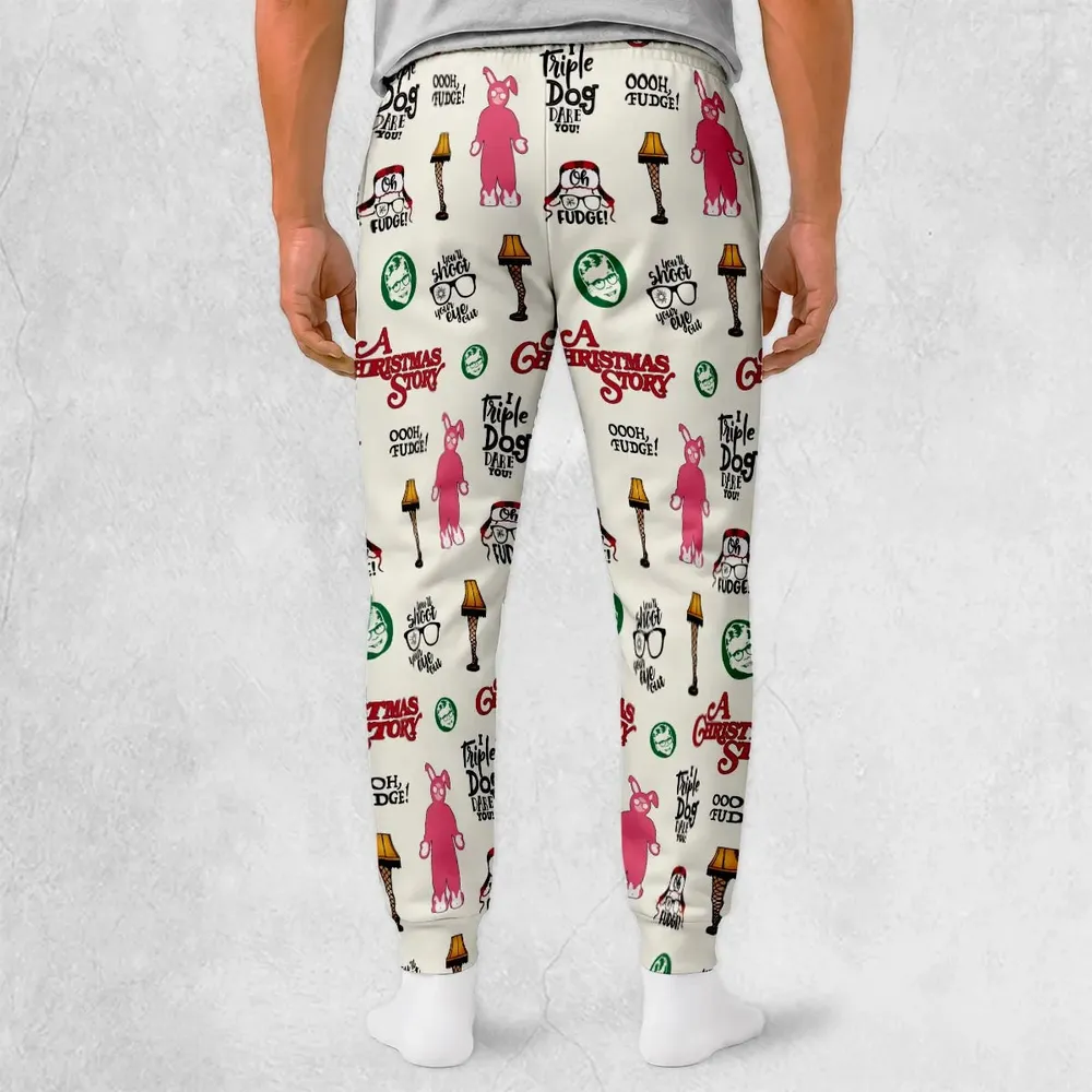 A Christmas Story Pattern Sweatpants - 2