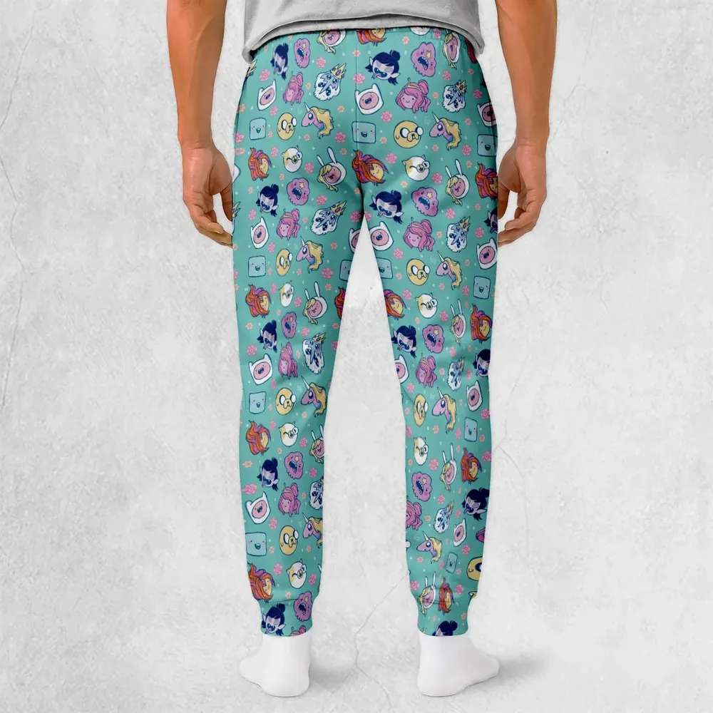 Adventure Time Floral Pattern Sweatpants - 2