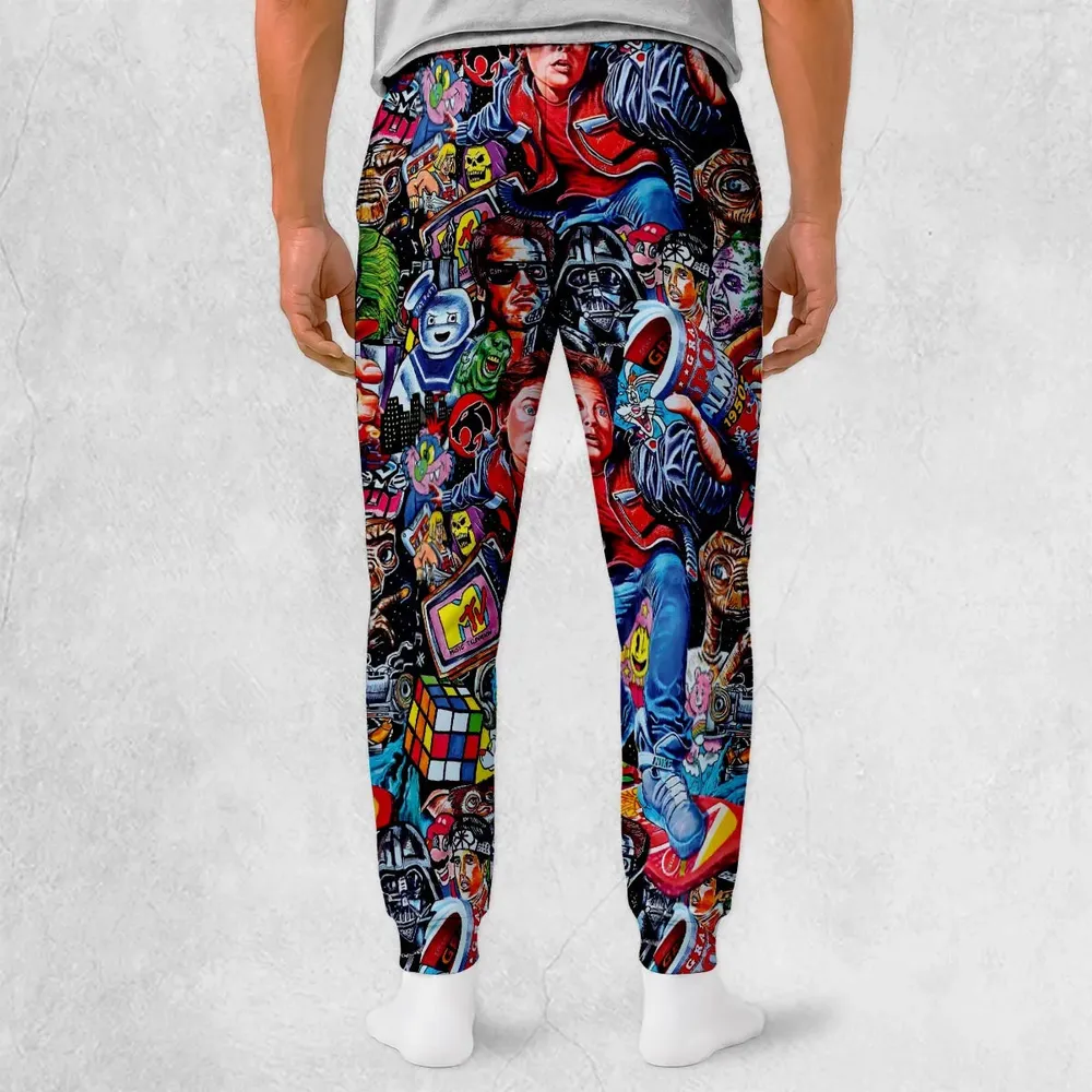 Back To The 80s Pop Culture 80s Movies Characters Sweatpants - 2