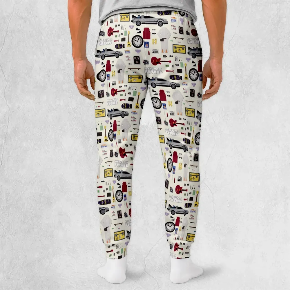 Back to the Future Pattern Sweatpants - 2