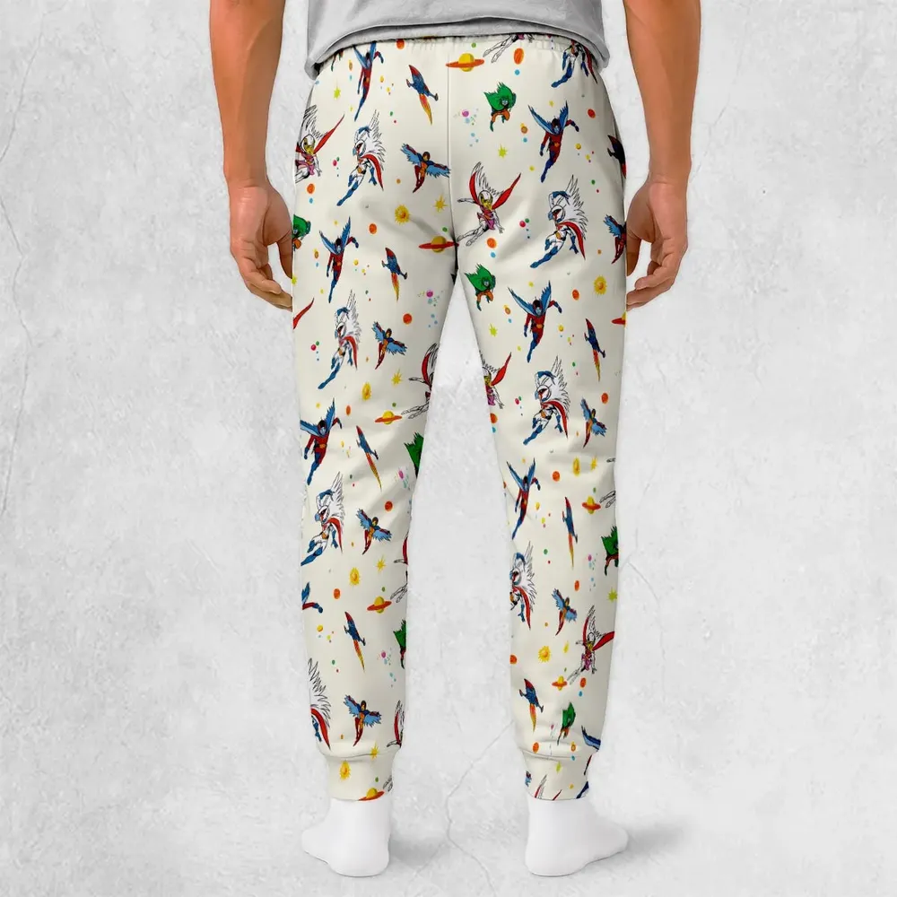 Battle of the Planets Pattern Sweatpants - 2